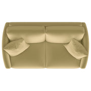 Corliss Upholstered Curved Track Arm Loveseat