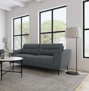 Nolan Upholstered Sloped Track Arm Sofa Charcoal Default Title