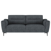 Nolan Upholstered Sloped Track Arm Sofa Charcoal