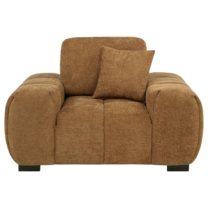 Octavia Upholstered Track Arm Accent Chair