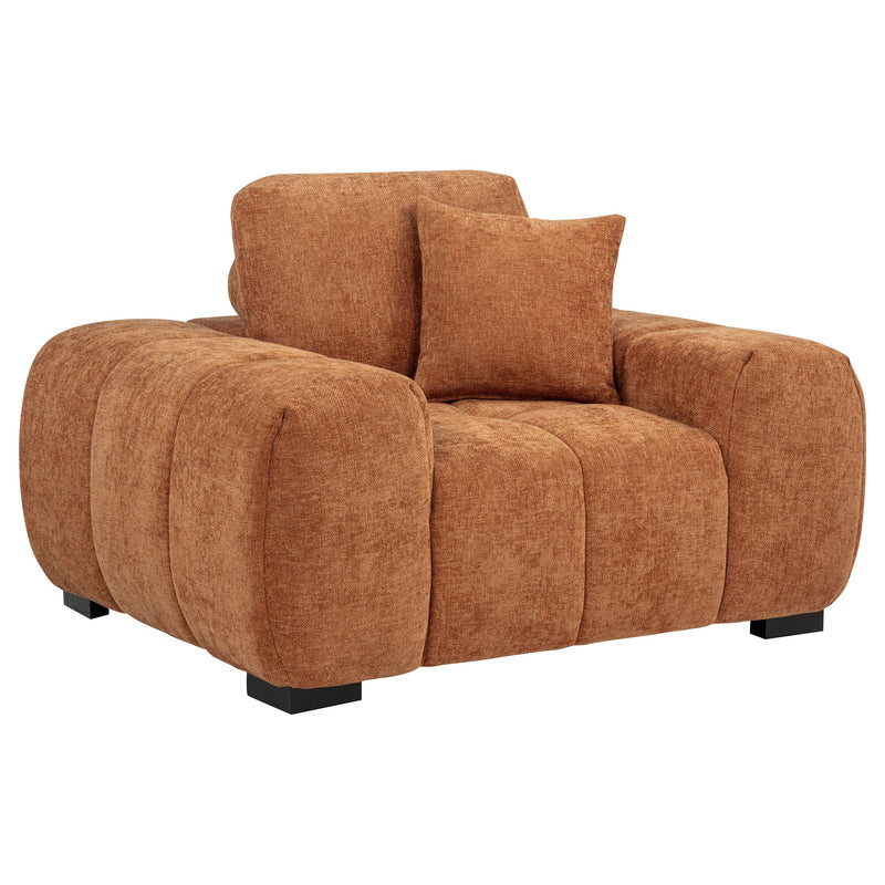 Octavia Upholstered Track Arm Accent Chair