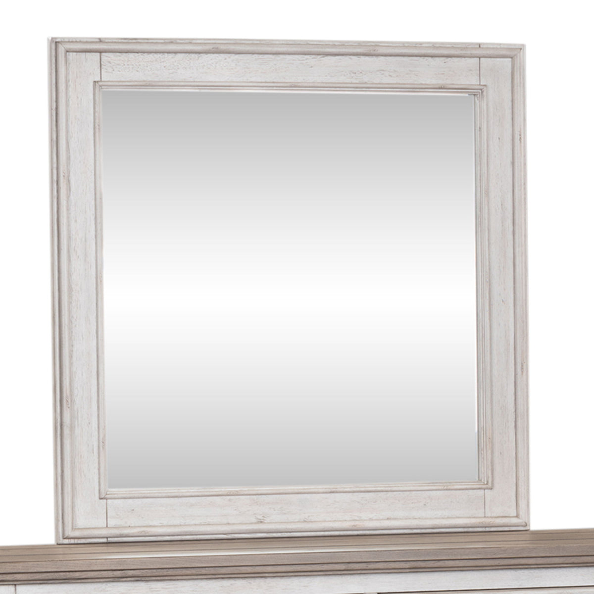 Heartland - Landscape Mirror - Antique White / Tobacco Tops
