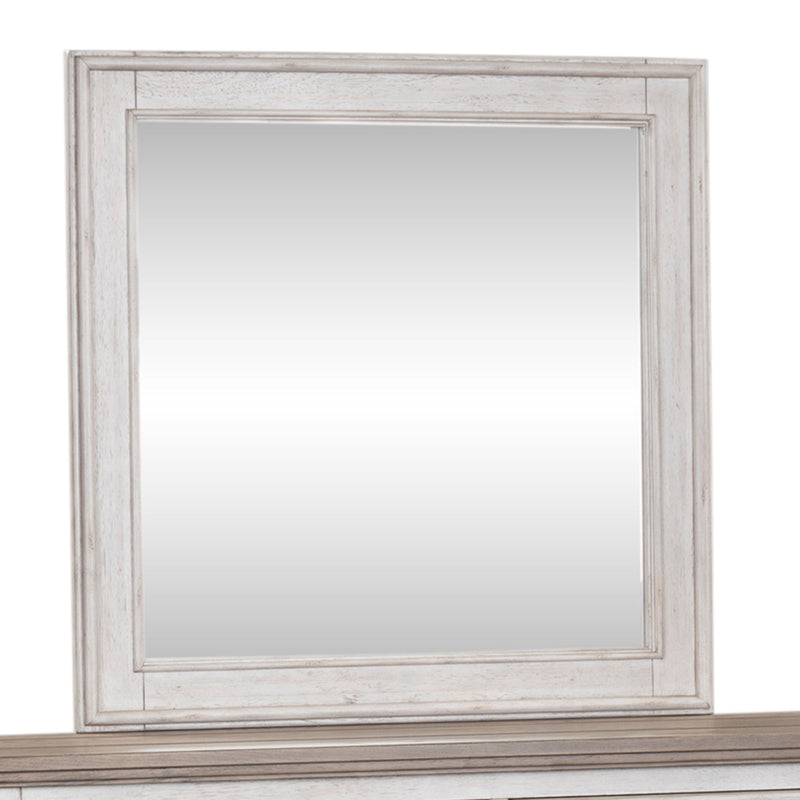 Heartland - Landscape Mirror - Antique White / Tobacco Tops