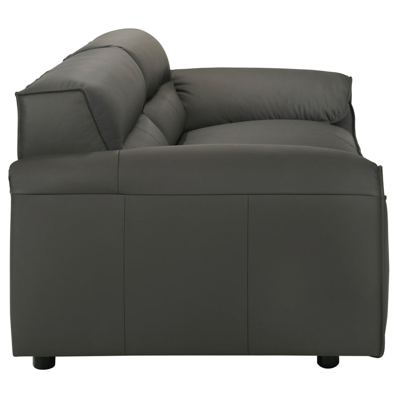 Buxton Leather Upholstered Sofa Set