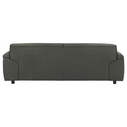 Buxton Top Grain Leather Upholstered Sofa