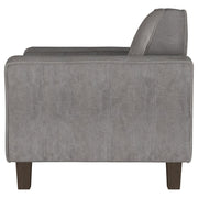 Deerhurst Upholstered Track Arm Tufted Accent Chair