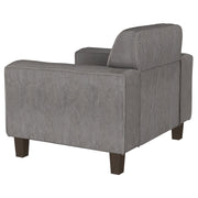 Deerhurst Upholstered Track Arm Tufted Accent Chair