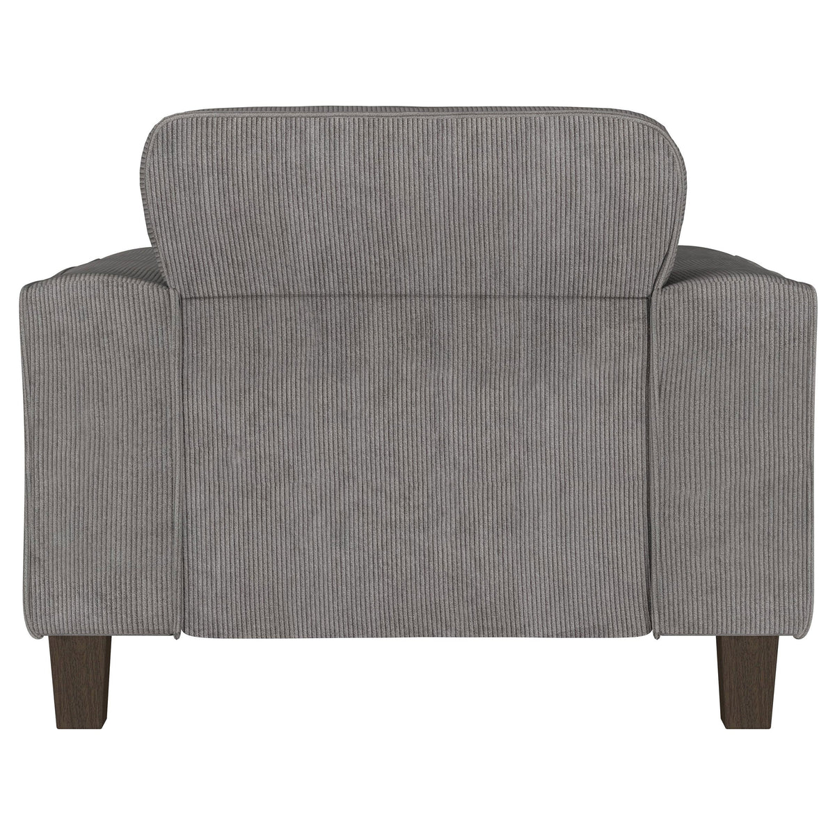 Deerhurst Upholstered Track Arm Tufted Accent Chair