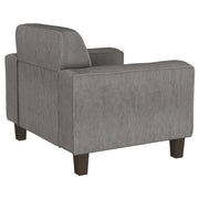 Deerhurst Upholstered Track Arm Tufted Accent Chair