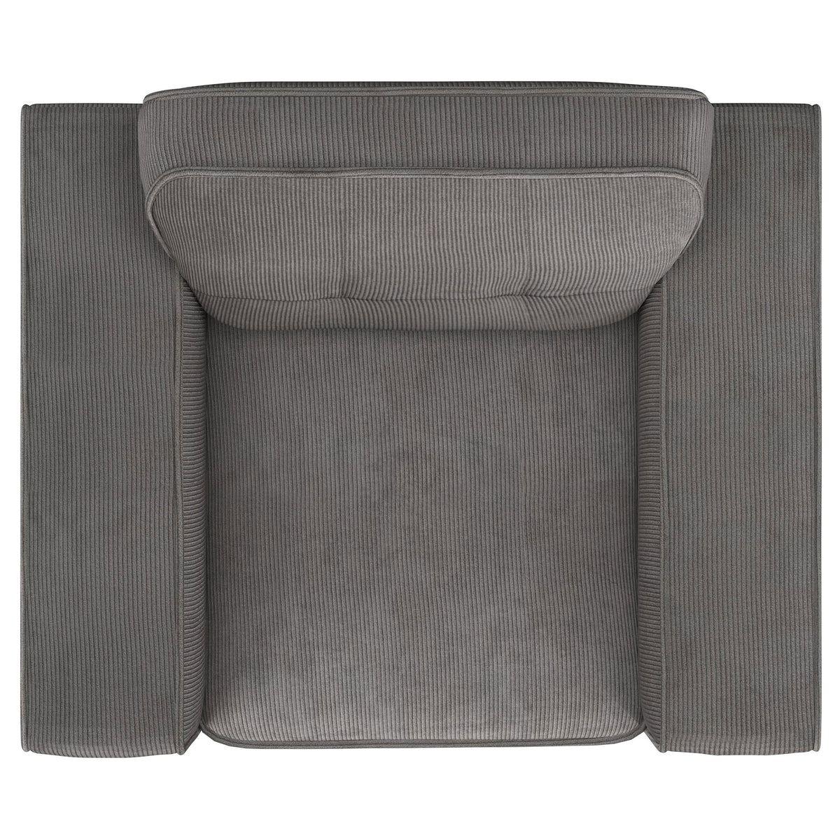 Deerhurst Upholstered Track Arm Tufted Accent Chair