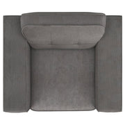 Deerhurst Upholstered Track Arm Tufted Accent Chair