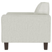 Deerhurst Upholstered Track Arm Tufted Accent Chair