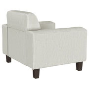 Deerhurst Upholstered Track Arm Tufted Accent Chair