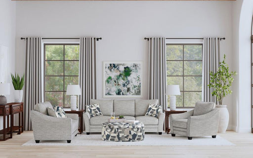 Tomkins Boucle Upholstered Sofa Set Light Grey 3-piece