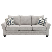Tomkins Boucle Upholstered Sofa Set Light Grey