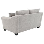 Tomkins Boucle Upholstered Sofa Set Light Grey