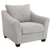 Tomkins Boucle Upholstered Sofa Set Light Grey