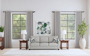 Tomkins Boucle Upholstered Sofa Light Grey Default Title