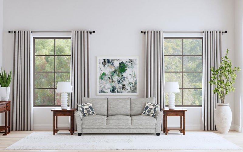 Tomkins Boucle Upholstered Sofa Light Grey Default Title