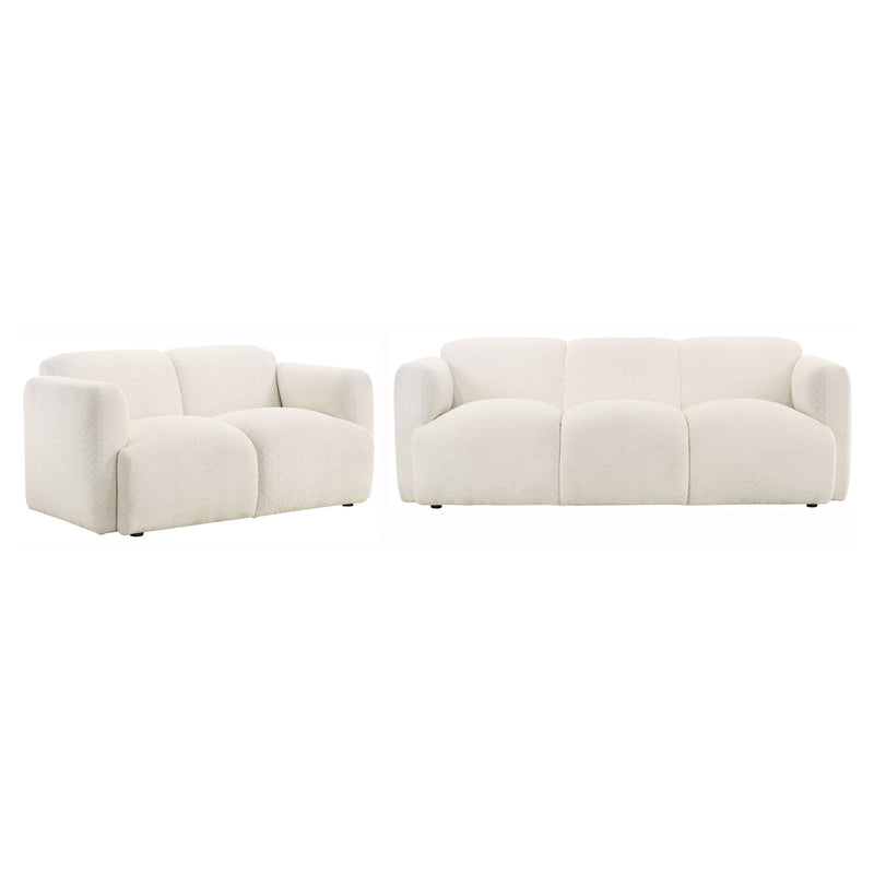Dorset Upholstered Round Track Arm Sofa Set