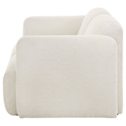 Dorset Fabric Upholstered Round Track Arm Loveseat
