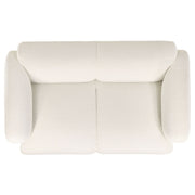 Dorset Fabric Upholstered Round Track Arm Loveseat