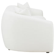 Isabella Faux Sheepskin Upholstered Sofa Set Natural