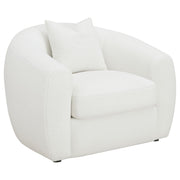 Isabella Faux Sheepskin Upholstered Sofa Set Natural