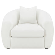 Isabella Faux Sheepskin Upholstered Sofa Set Natural
