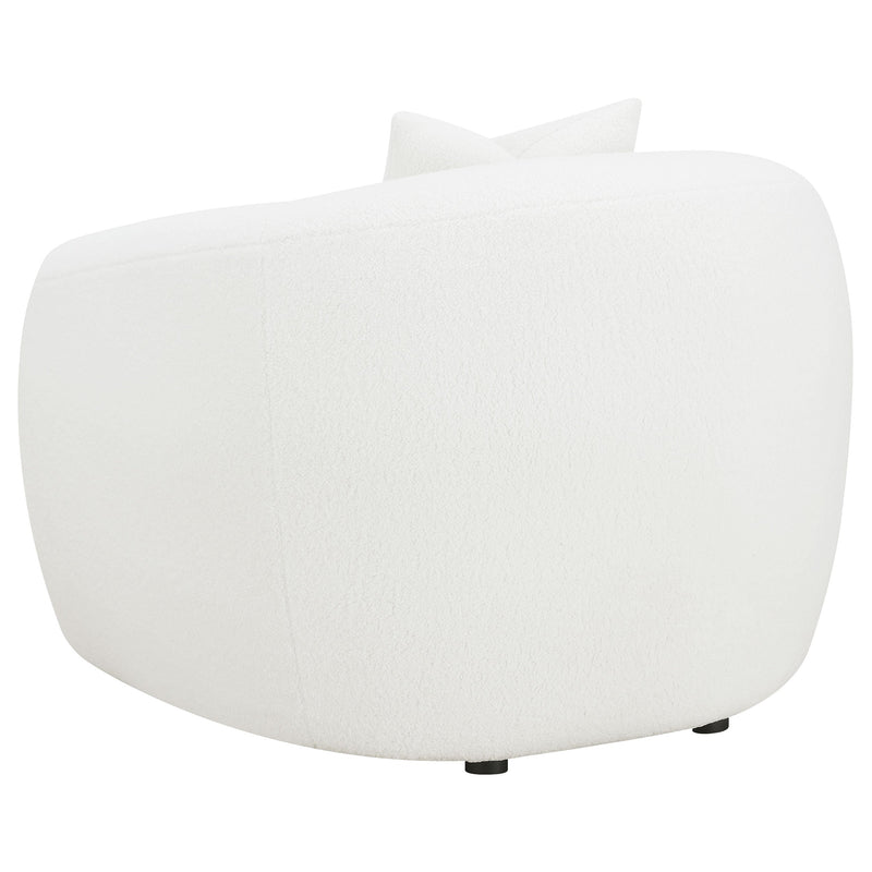 Isabella Faux Sheepskin Upholstered Sofa Set Natural