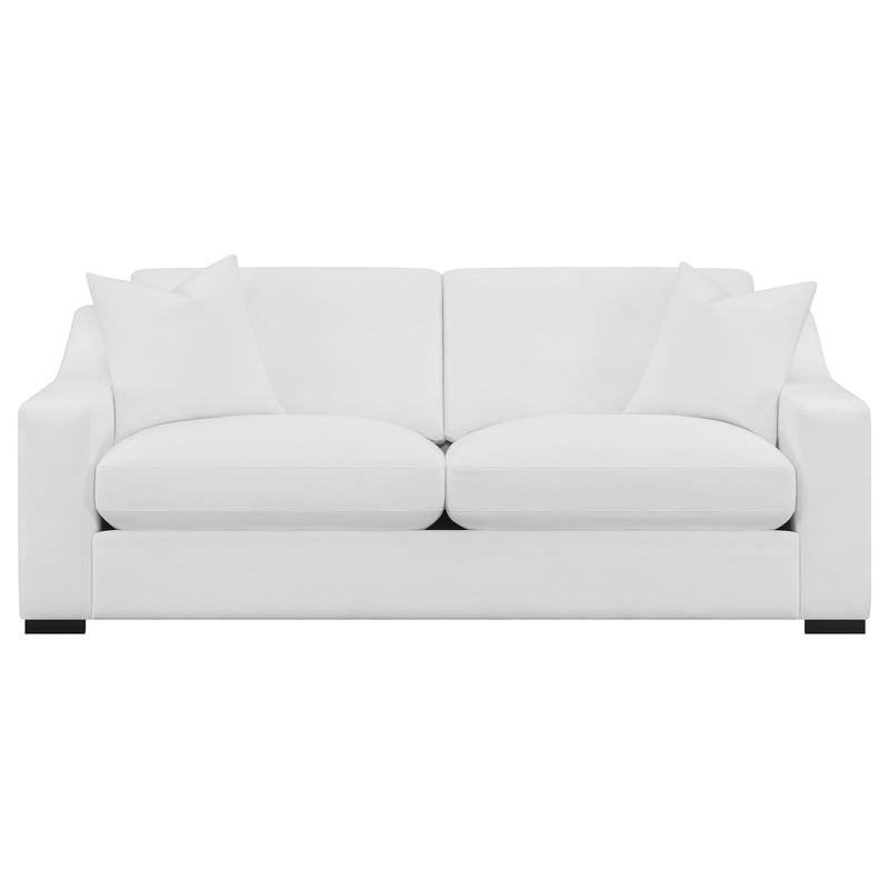 Ashlyn Upholstered Sloped Arm Sofa Set