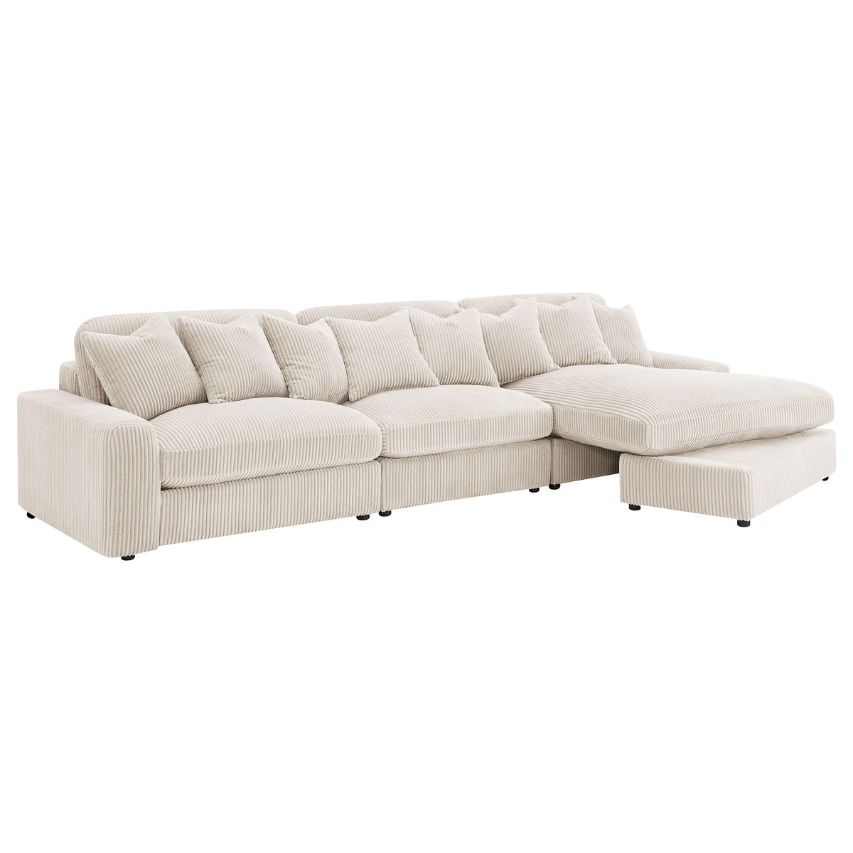 Blaine Upholstered Reversible Chaise Sectional Sofa