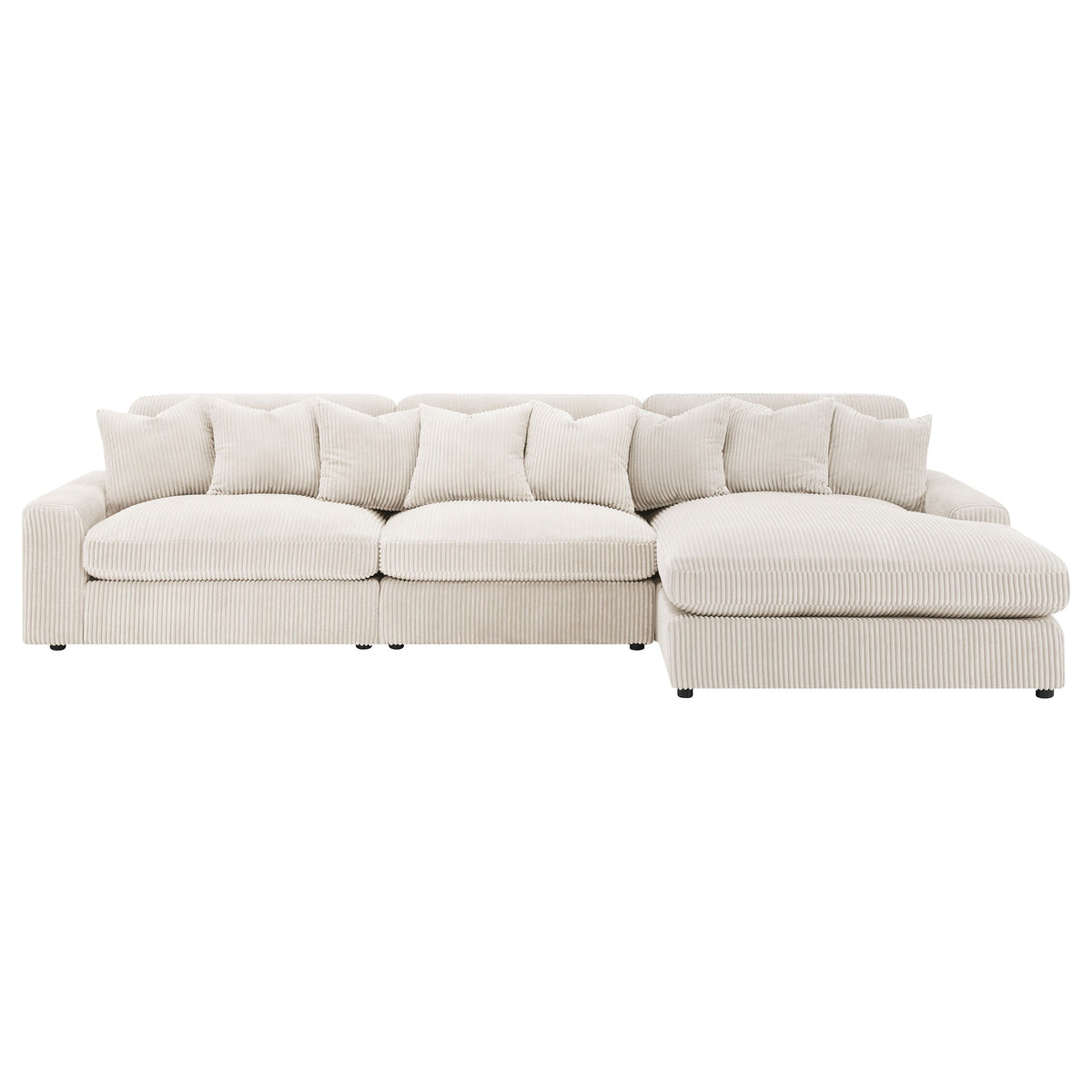 Blaine Upholstered Reversible Chaise Sectional Sofa