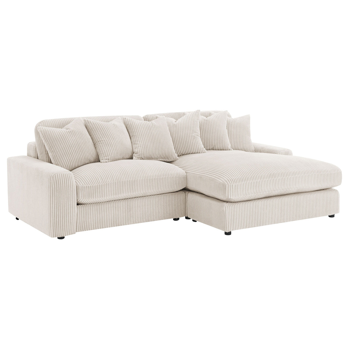 Blaine Upholstered Reversible Chaise Sectional Sofa