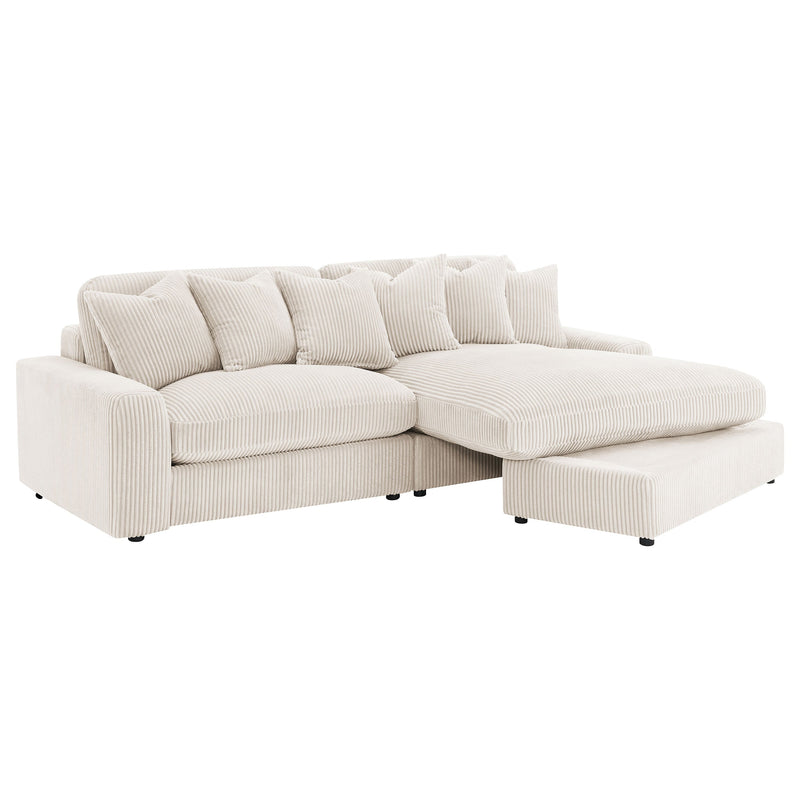 Blaine Upholstered Reversible Chaise Sectional Sofa