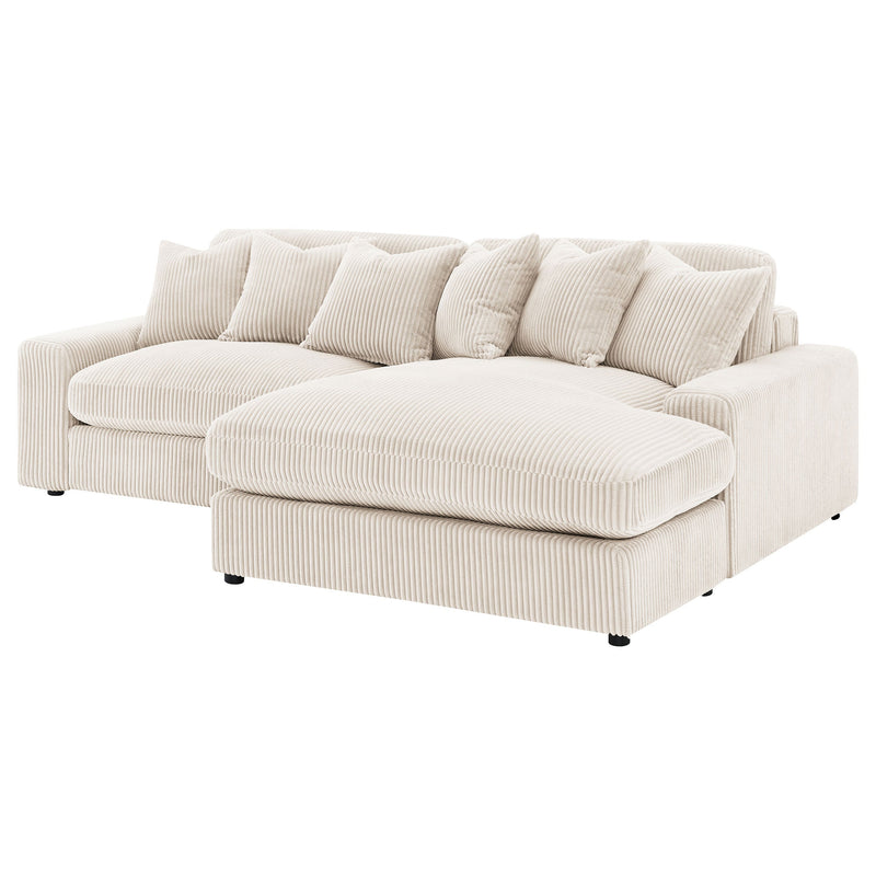 Blaine Upholstered Reversible Chaise Sectional Sofa