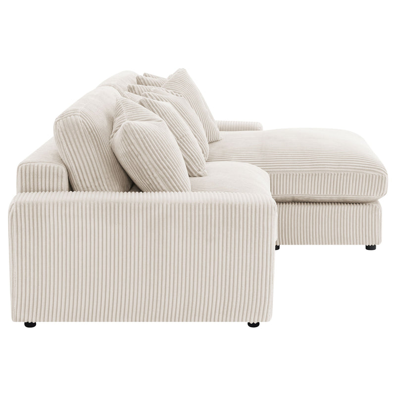 Blaine Upholstered Reversible Chaise Sectional Sofa