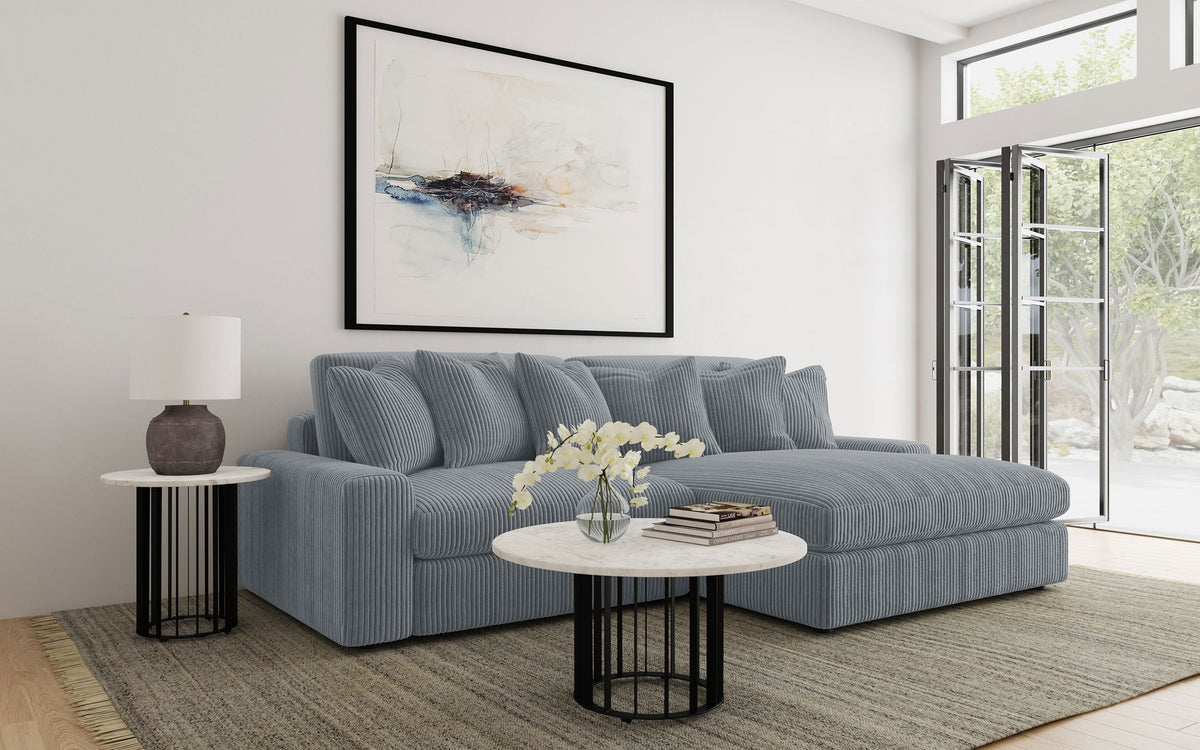 Blaine Upholstered Reversible Chaise Sectional Sofa