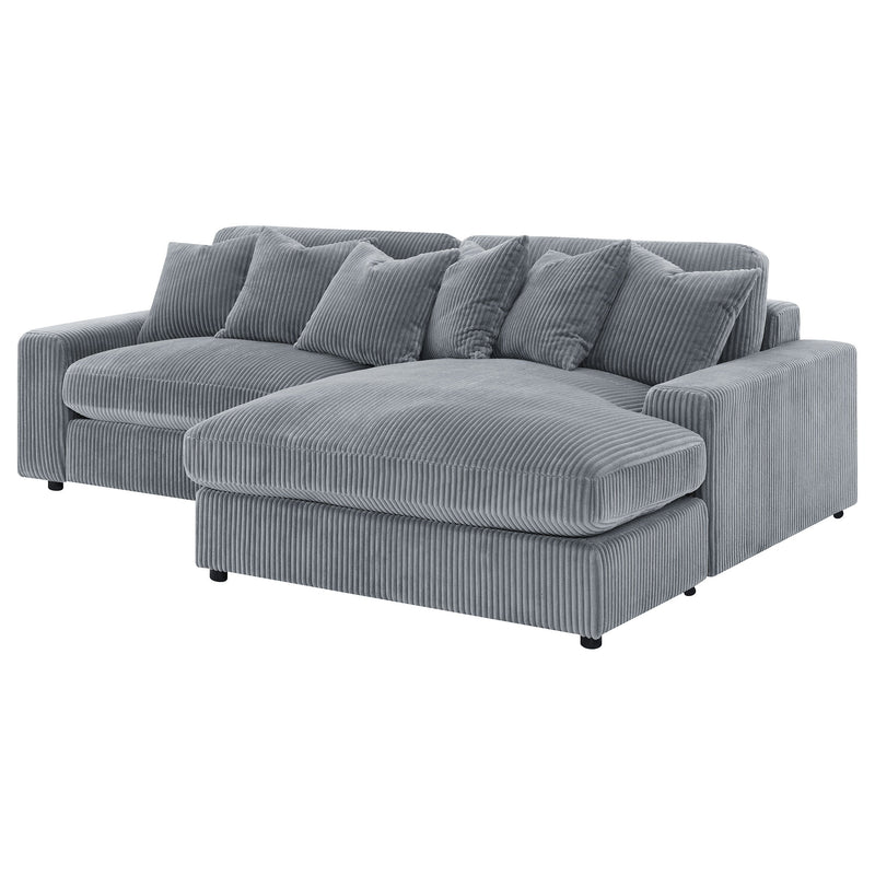 Blaine Upholstered Reversible Chaise Sectional Sofa