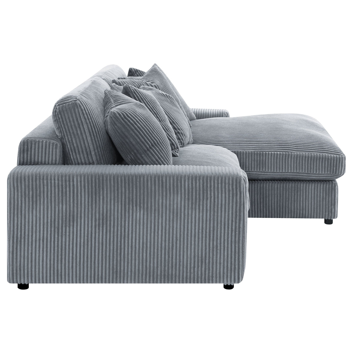 Blaine Upholstered Reversible Chaise Sectional Sofa