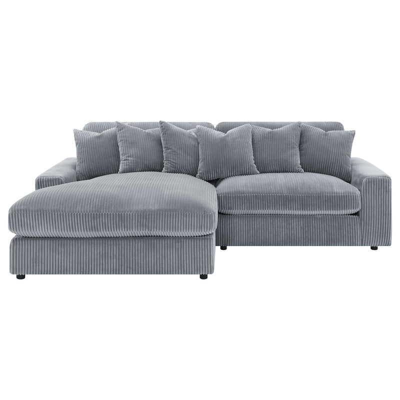Blaine Upholstered Reversible Chaise Sectional Sofa
