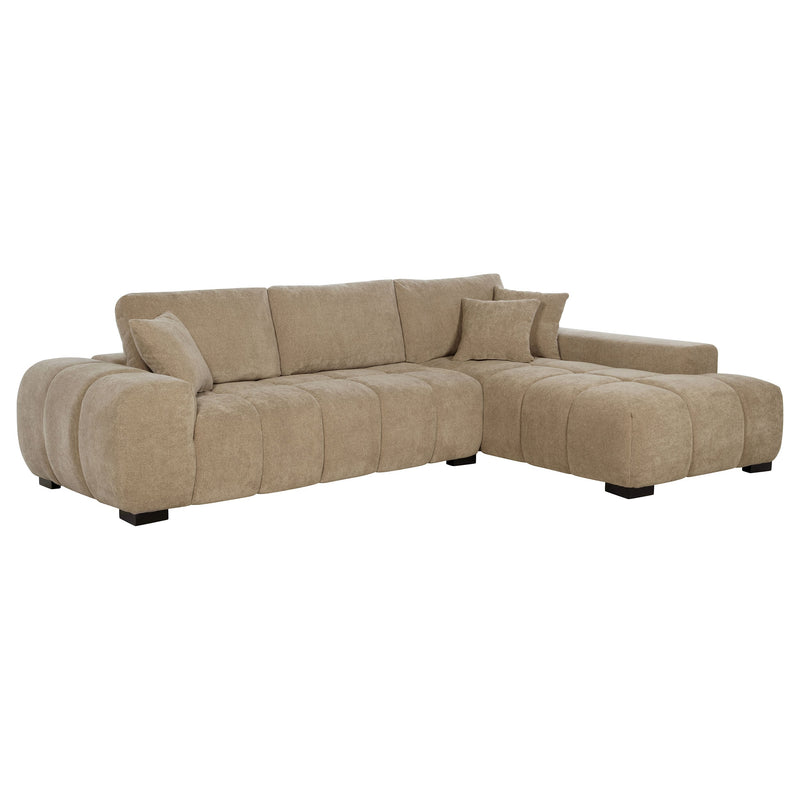 Octavia Upholstered Sectional Chaise Sofa