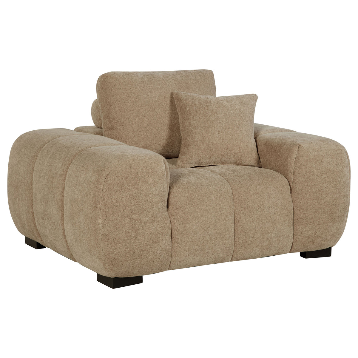Octavia Upholstered Track Arm Accent Chair