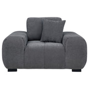 Octavia Upholstered Track Arm Accent Chair