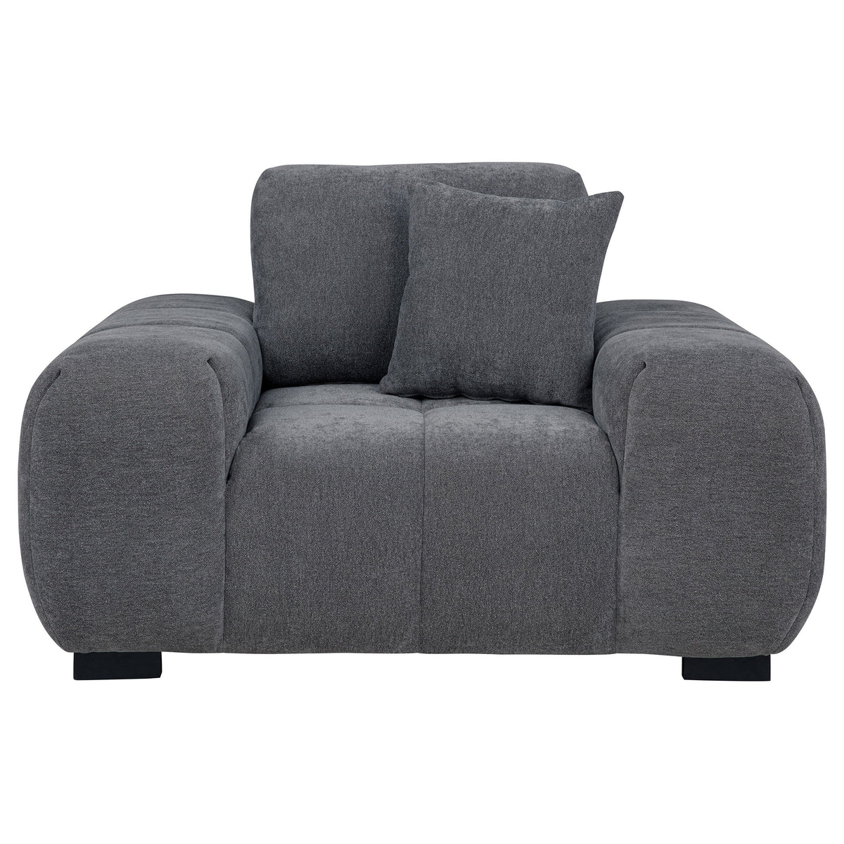 Octavia Upholstered Track Arm Accent Chair