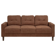 Bowen II Fabric Upholstered Track Arm Sofa Set