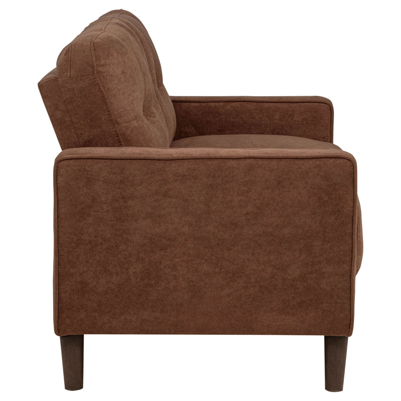 Bowen II Fabric Upholstered Track Arm Sofa Set