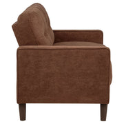 Bowen II Fabric Upholstered Track Arm Sofa Set