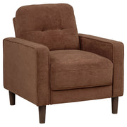 Bowen II Fabric Upholstered Track Arm Sofa Set