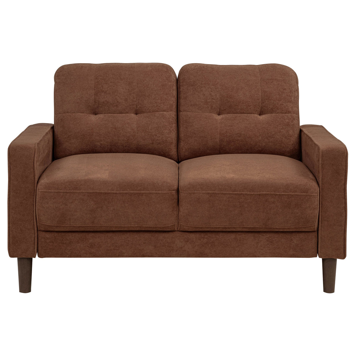 Bowen II Fabric Upholstered Track Arm Loveseat
